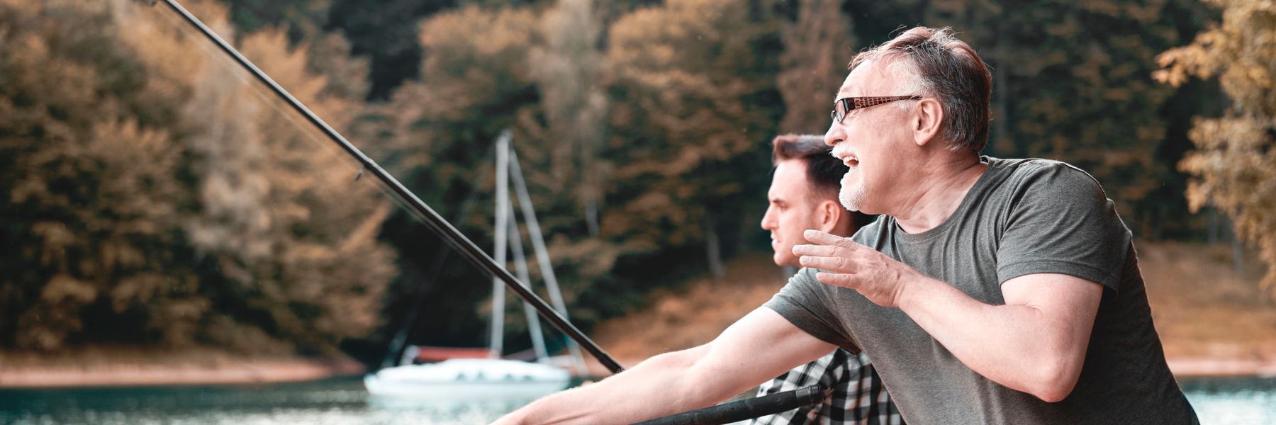 La pêche en pleine nature